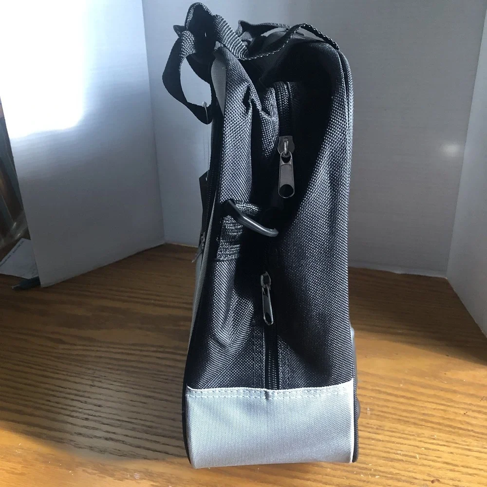 Luggage, Bella Russo Black & Gray Bag Luggage Carry On Roller And Tote Bag